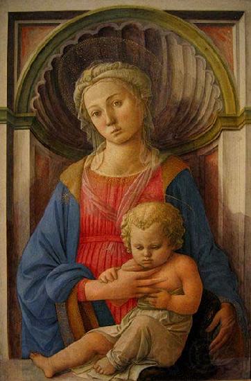 Fra Filippo Lippi Madonna and Child France oil painting art
